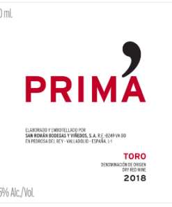 Bodegas San Roman Prima 2018