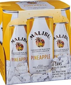Malibu Pineapple Bay Breeze Cocktail 4 Pack