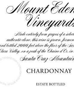 2017 Mount Eden Estate Chardonnay